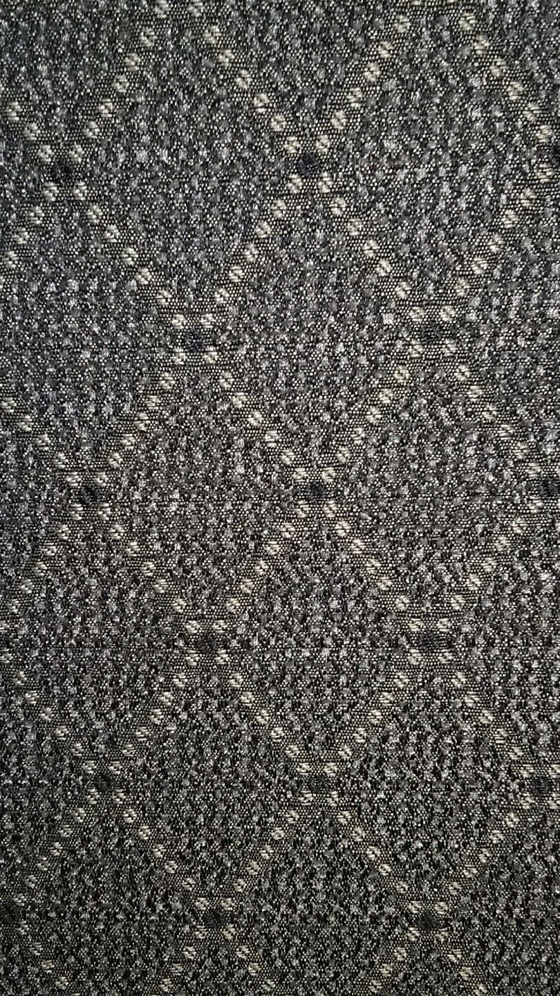 Gray Blue Yellow Diamond Shape Fabric Upholstery