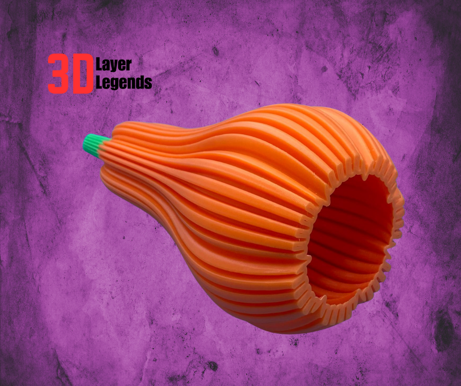 Miniatura: Under View of Pumpkin in Orange