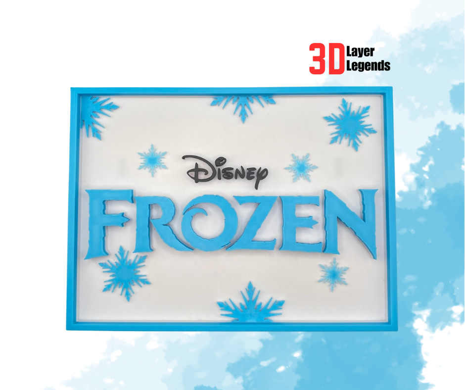 Thumbnail: 3D Printed Disney Wall Plaques Frozen