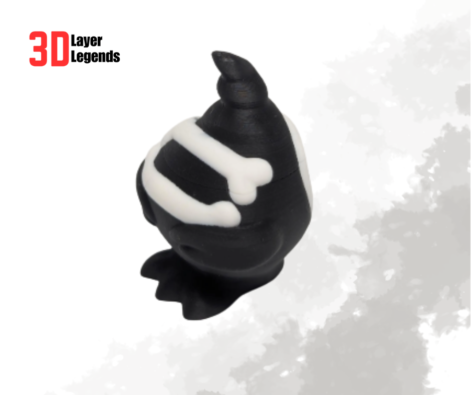 Miniatura: 3D Printed Pokémon - Duskull Rear Side