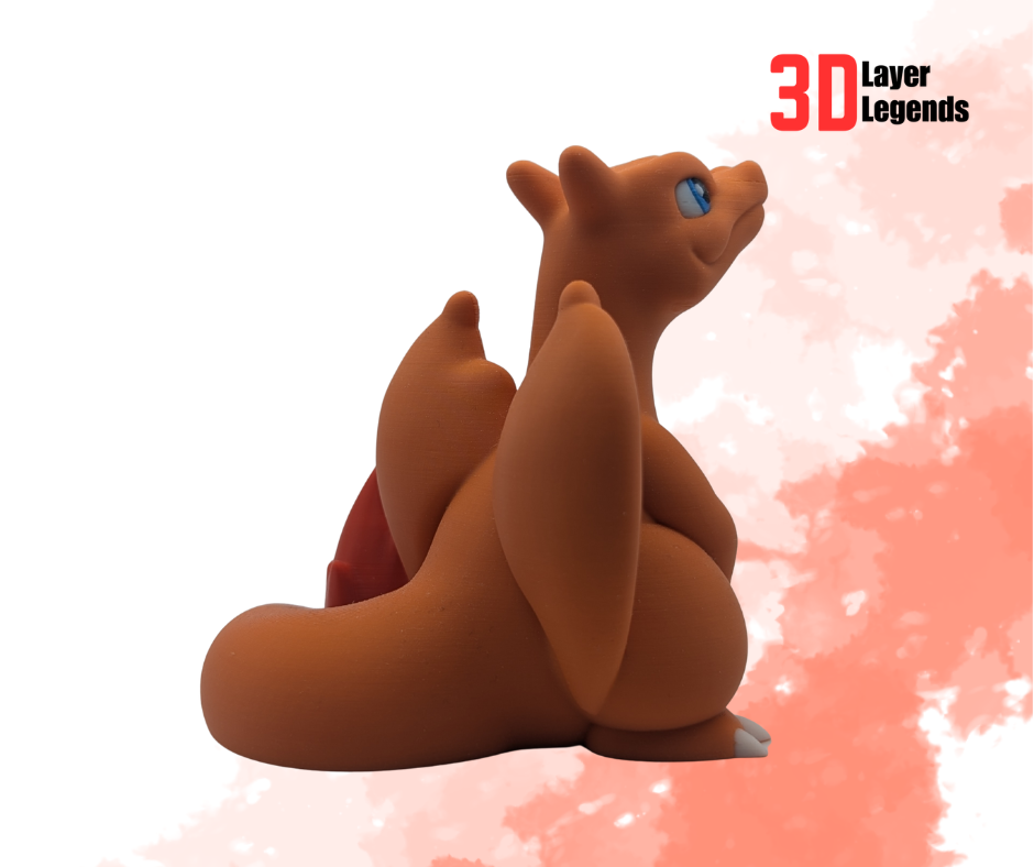 3D Printed Pokémon - Charizard Side
