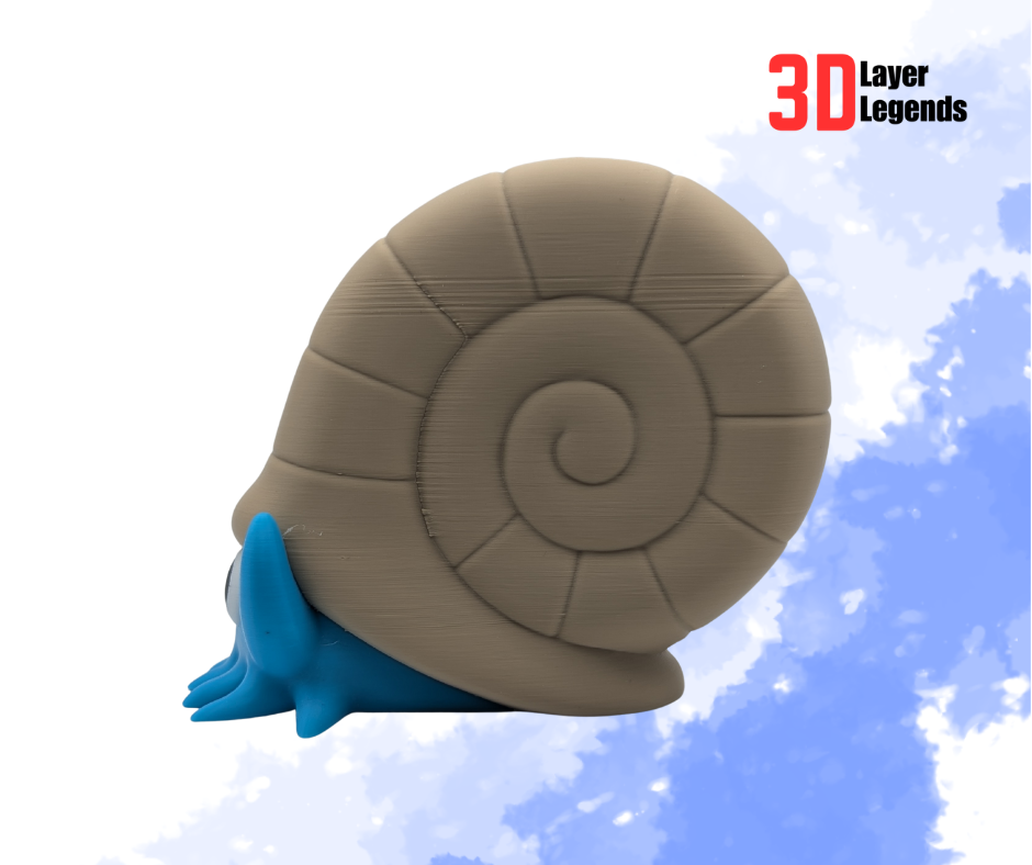 Miniatura: 3D Printed Pokémon - Omanyte Side