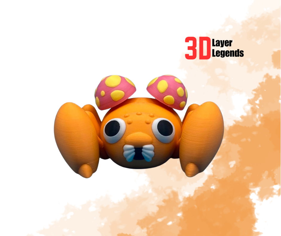 3D Printed Pokemon - Paras Front