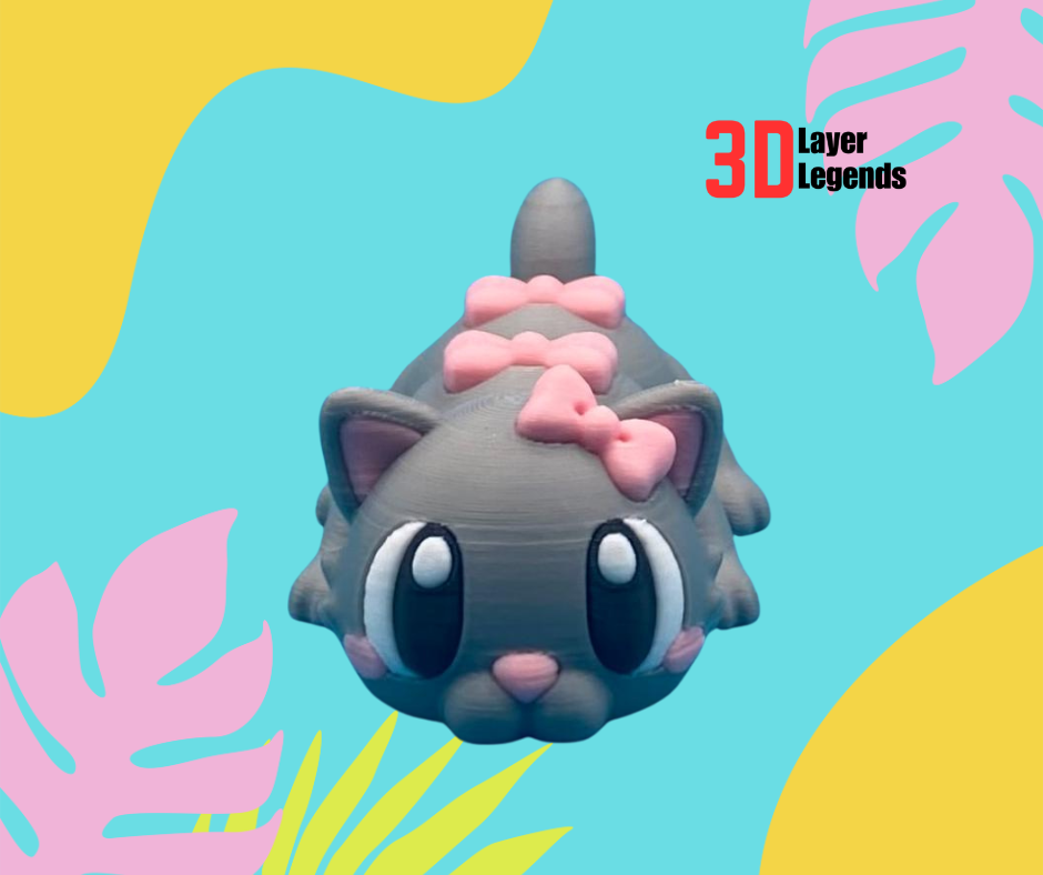 Thumbnail: Cute Cat and Pink Bows