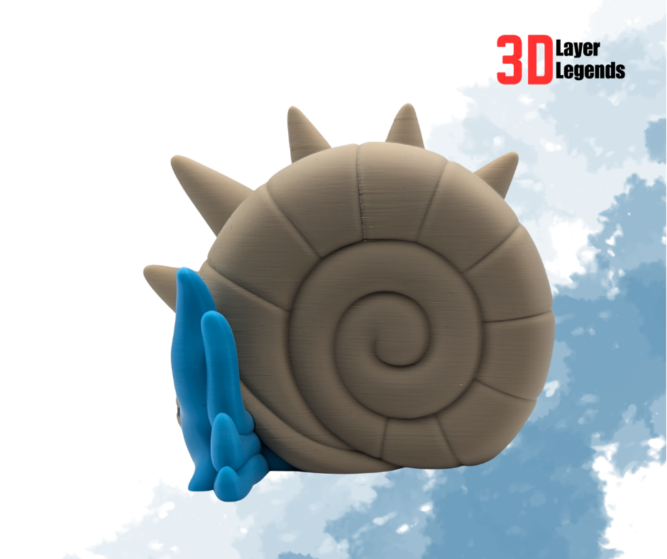 Miniatura: 3D Printed Pokemon - Omastar Side