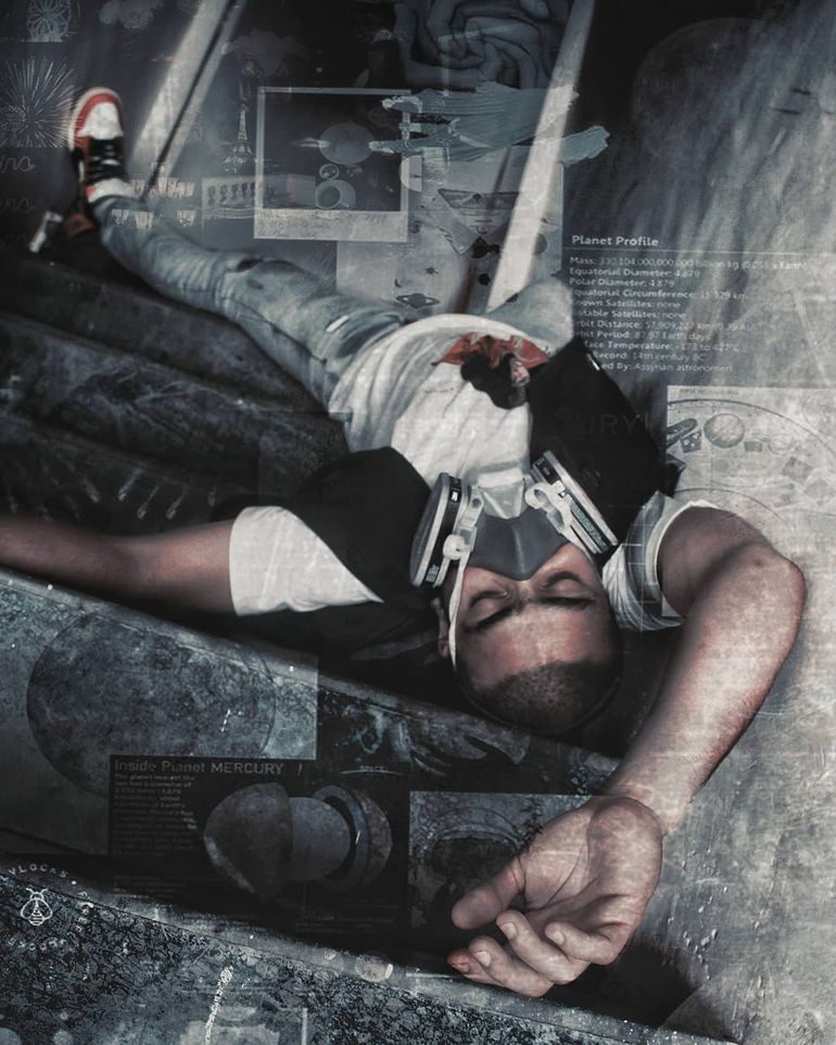 Surreal portrait by Maitreyi More