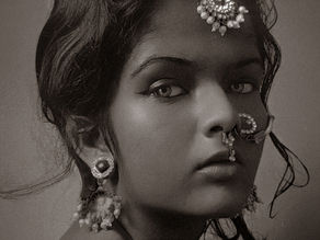 A self-portrait by Maitreyi More