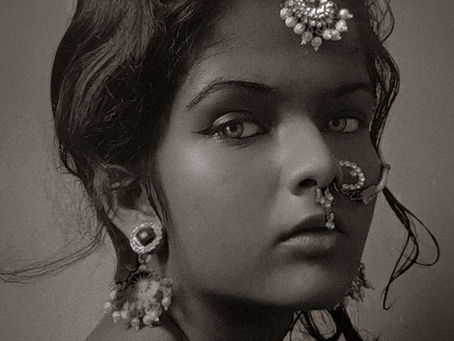 A self-portrait by Maitreyi More