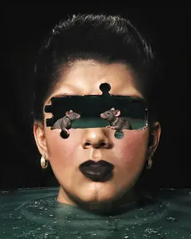 Surreal portrait by Maitreyi More