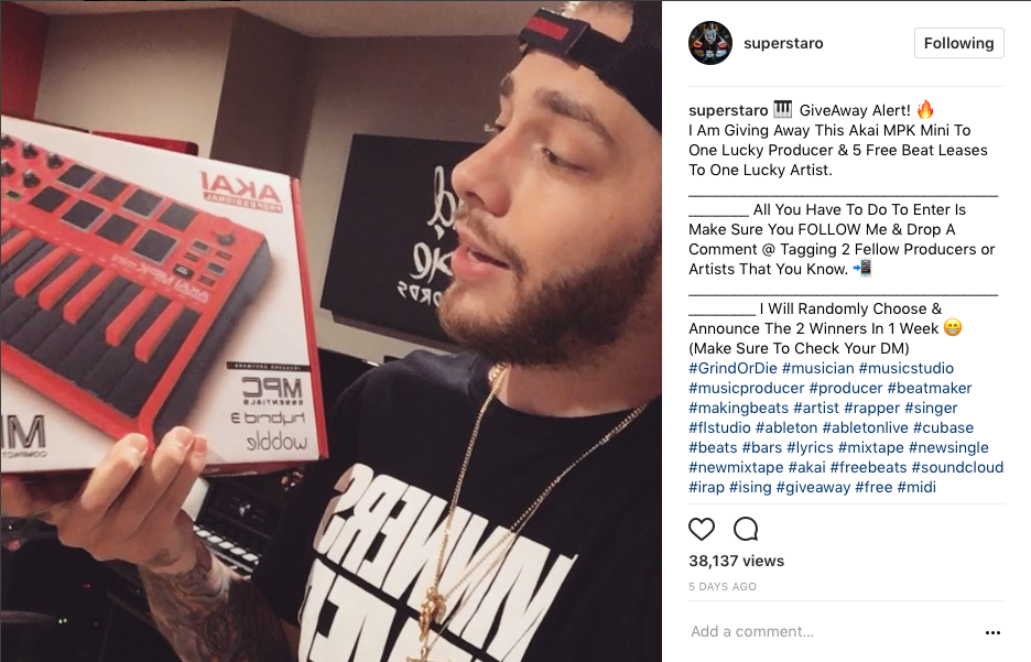 SuperStarO Is Giving Away An Akai MPK Mini Or 5 Free Beats! content media