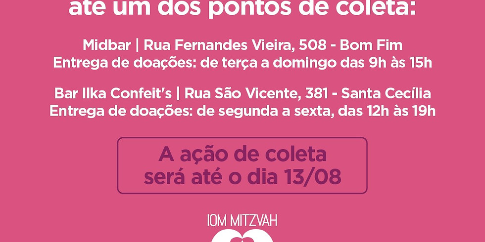 Última chamada! Ajude quem precisa nesses dias de frio intenso!