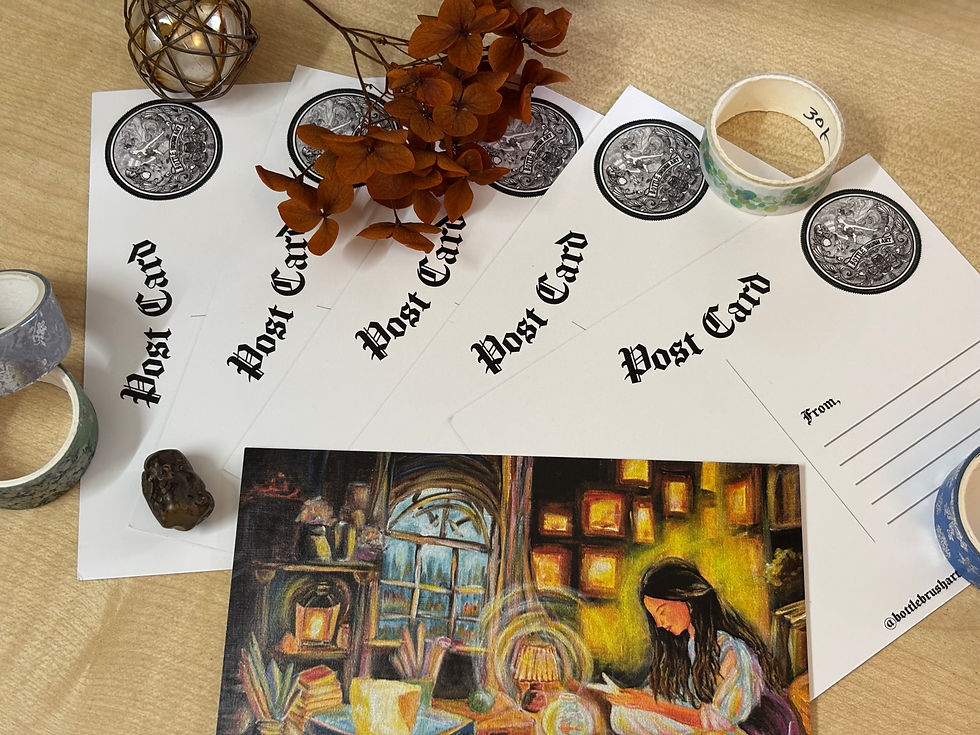 Thumbnail: Tales Under the Lamp-A Night of Inspiration Postcard