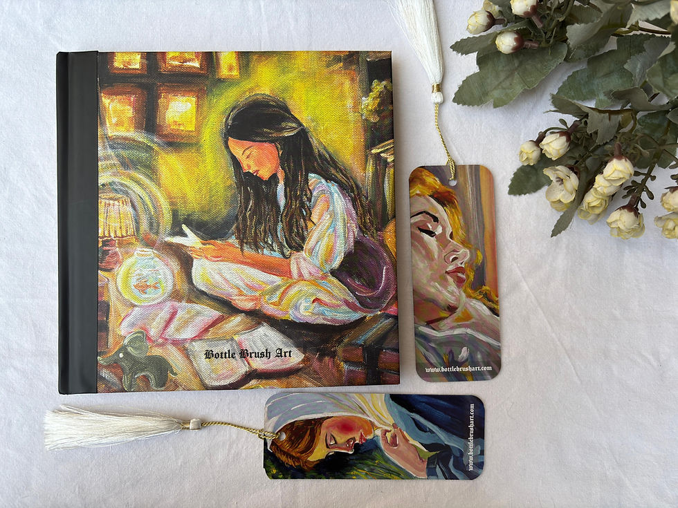 Thumbnail: Tales Under the Lamp – Limited Collector’s Edition Sketchbook & 2 Bookmarks