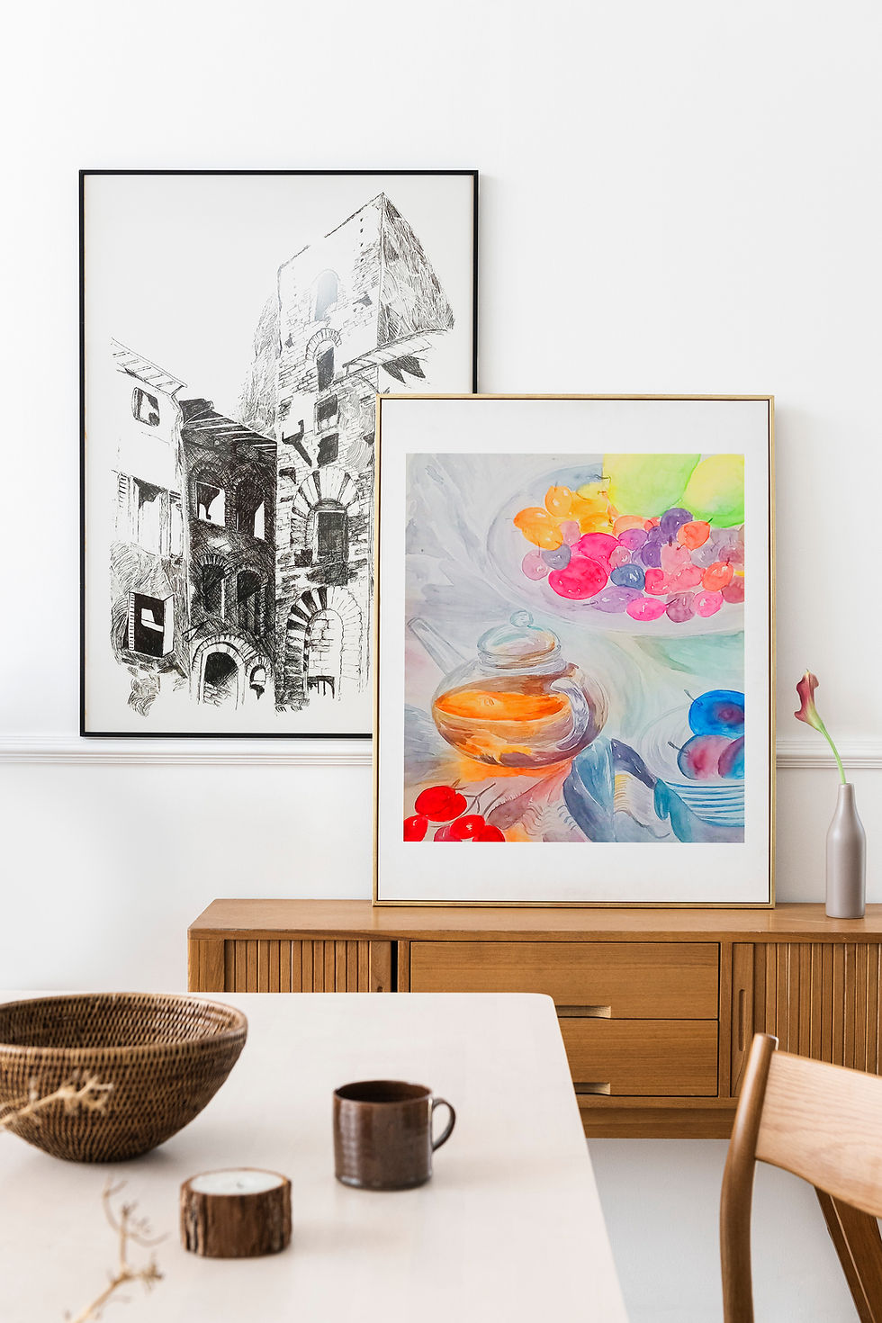Symphony of Style: Affordable Art and the Harmonious Living Room Ambiance