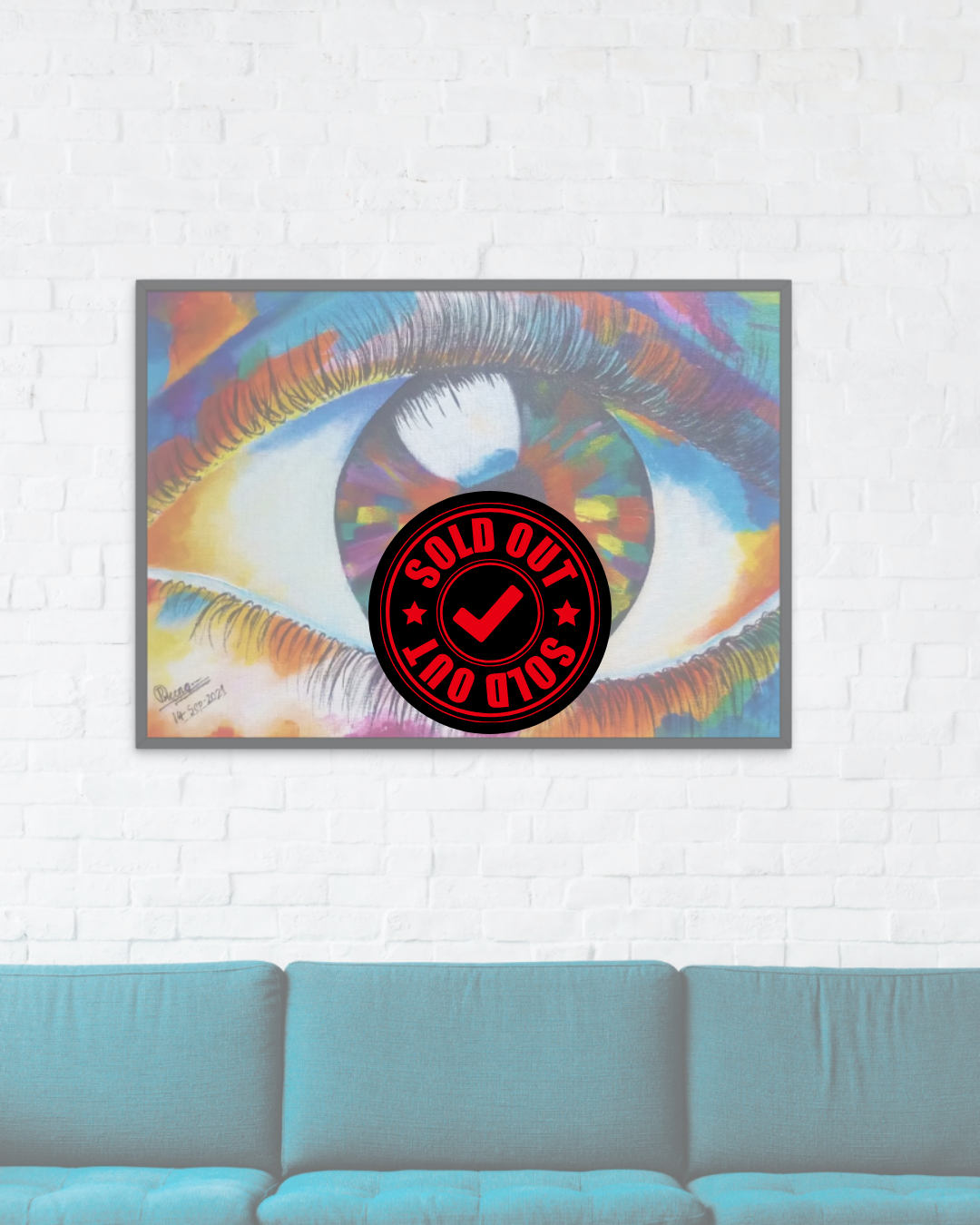 Spectrum Gaze: Color in Her Eye