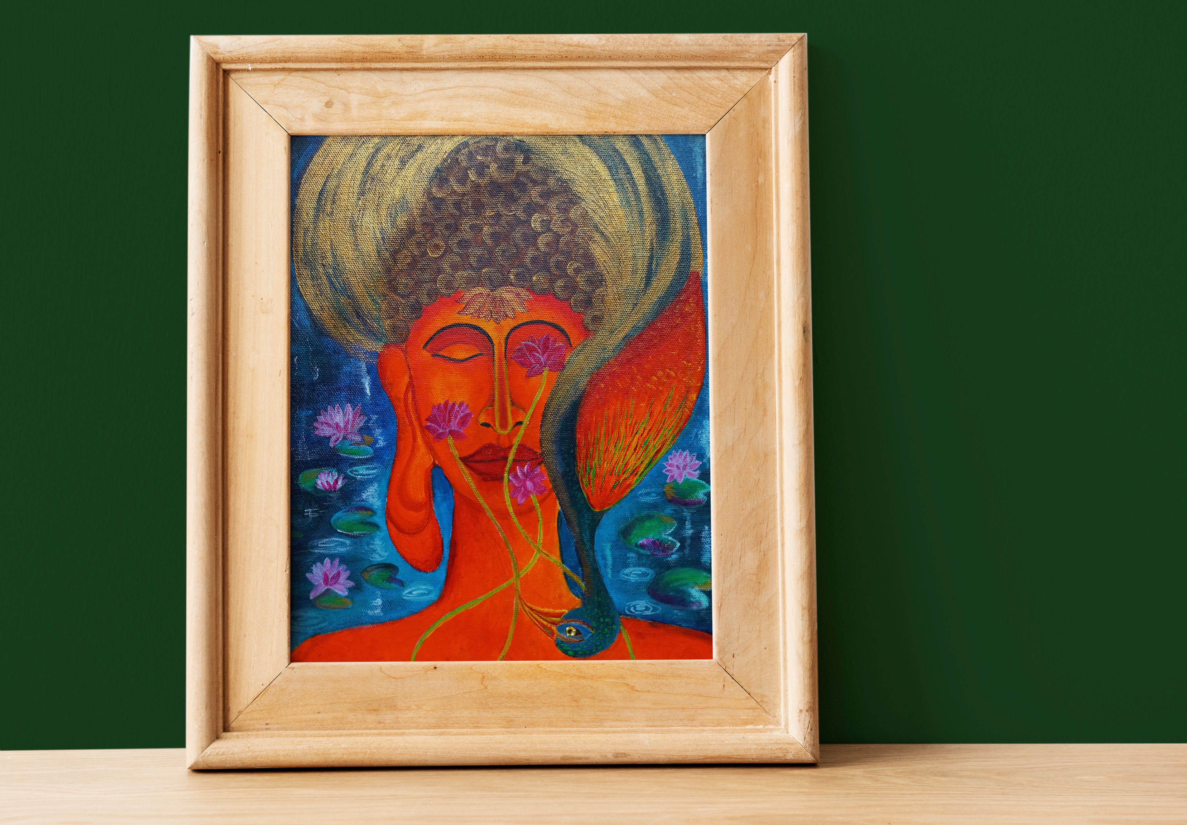 Divine Plumage: The Peacock Buddha