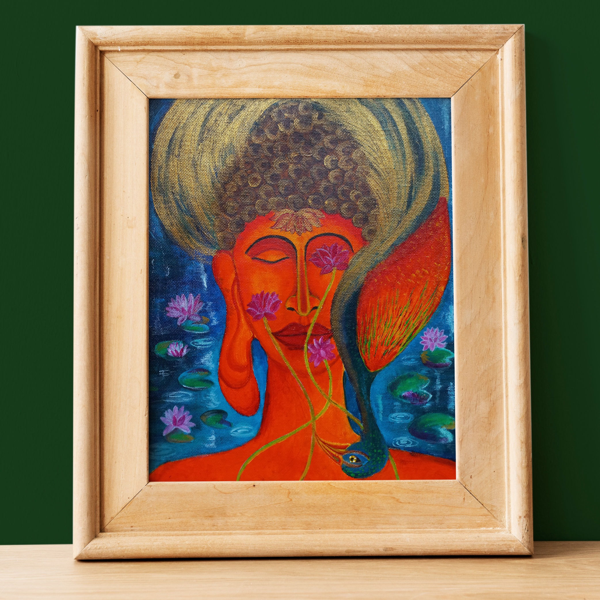 Divine Plumage: The Peacock Buddha