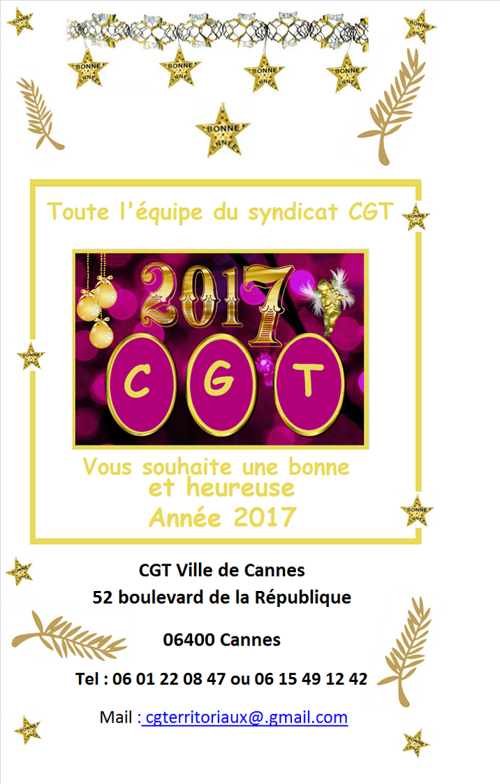 Bonne année à toutes et à tous !