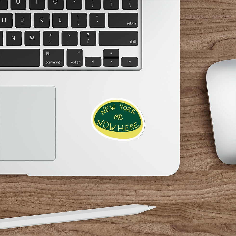 Thumbnail: New York or Nowhere Die-Cut Sticker