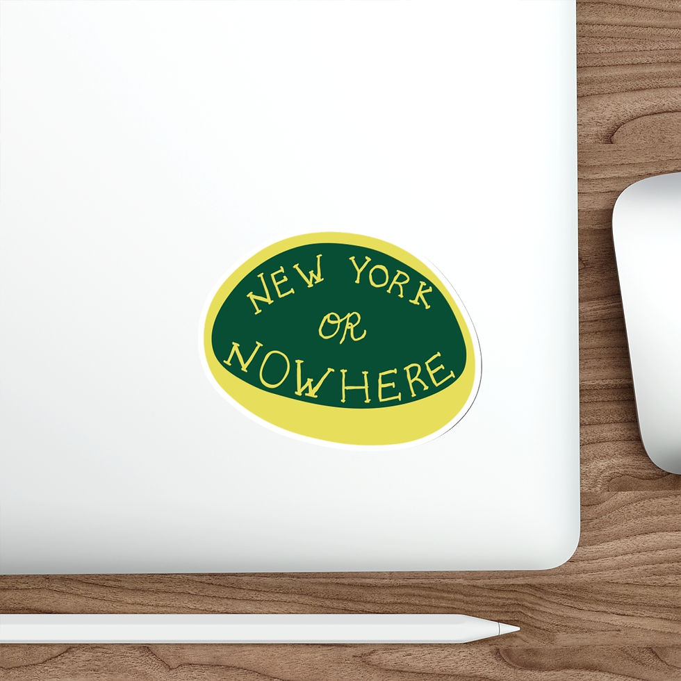 Thumbnail: New York or Nowhere Die-Cut Sticker
