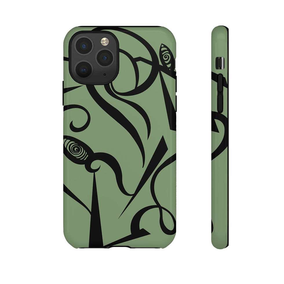 Thumbnail: Waves o Spirals Phone Case Protective Phone Cover