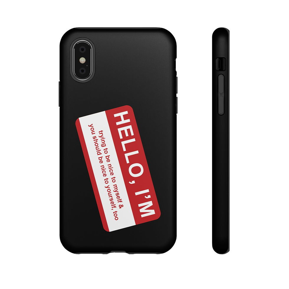 Thumbnail: be nice to yourself <3 Protective Phone Case