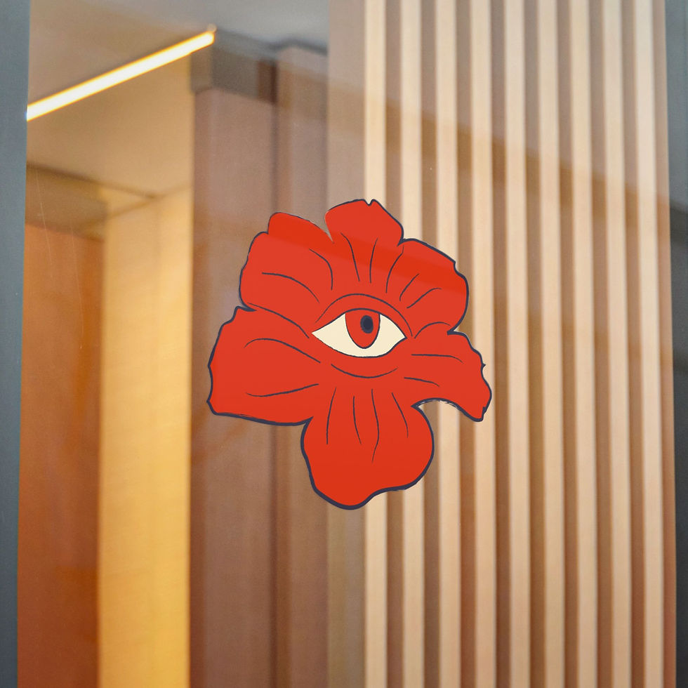 Thumbnail: Eye See All Sticker — Die-Cut DTF Decal