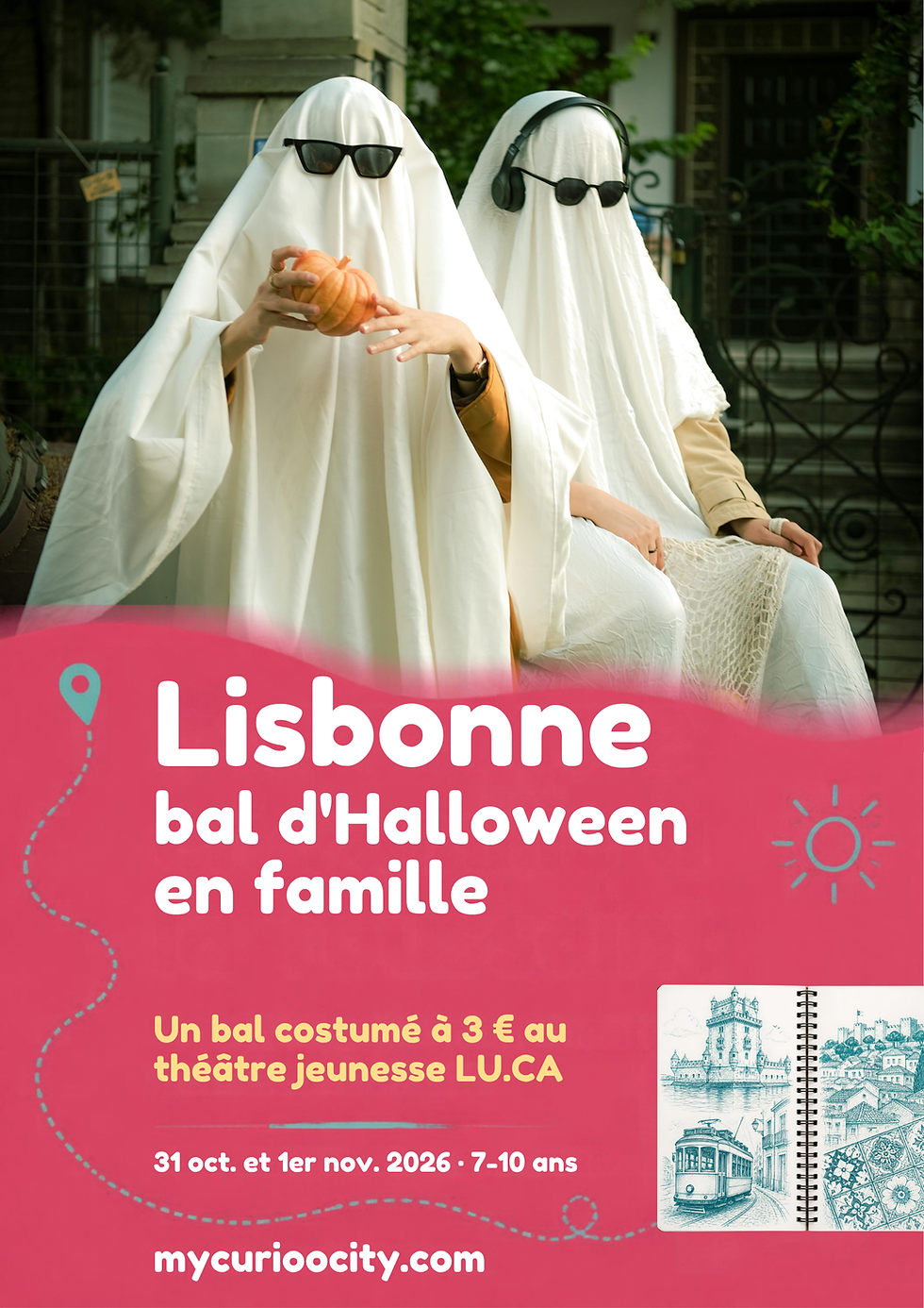 Bal d'Halloween en famille au théâtre LU.CA à Lisbonne