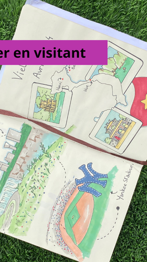 Initier les enfants au carnet de voyage : la créativité en route !