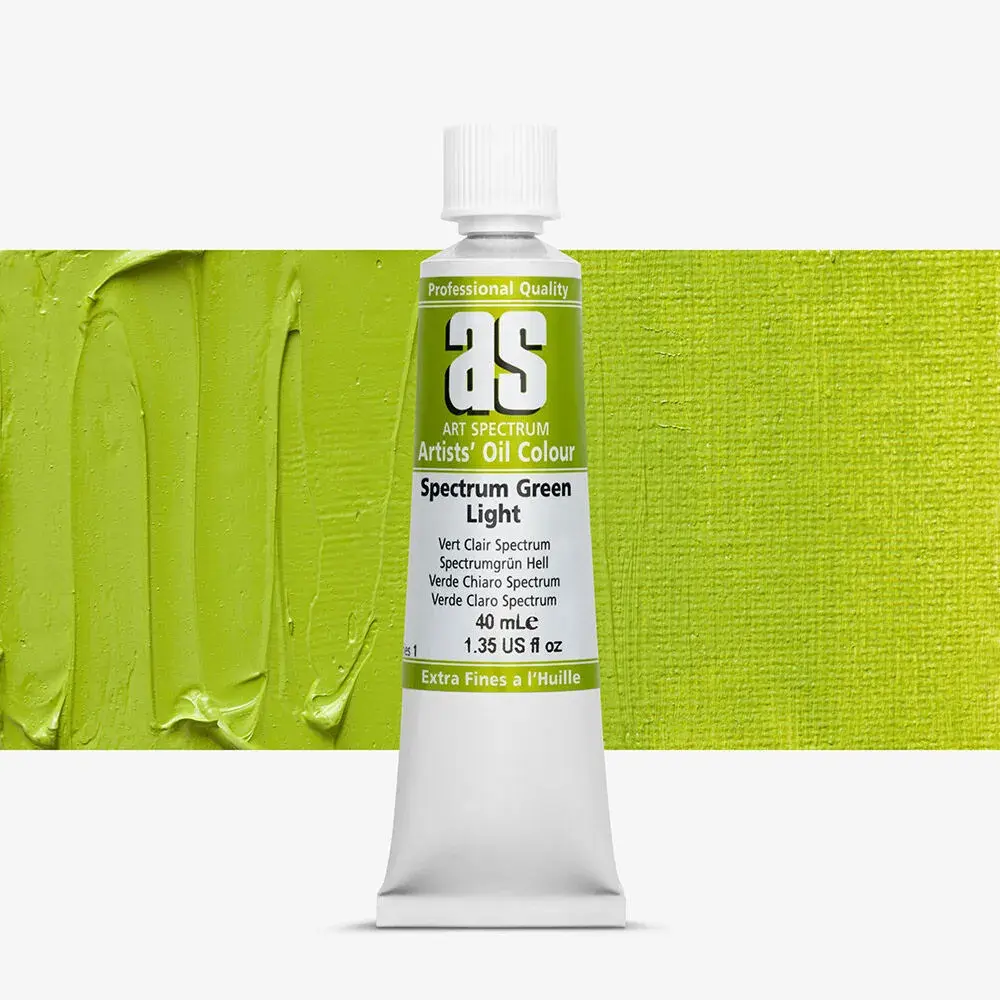 Art Spectrum Oil Paint 40ml - Spectrum Light Green