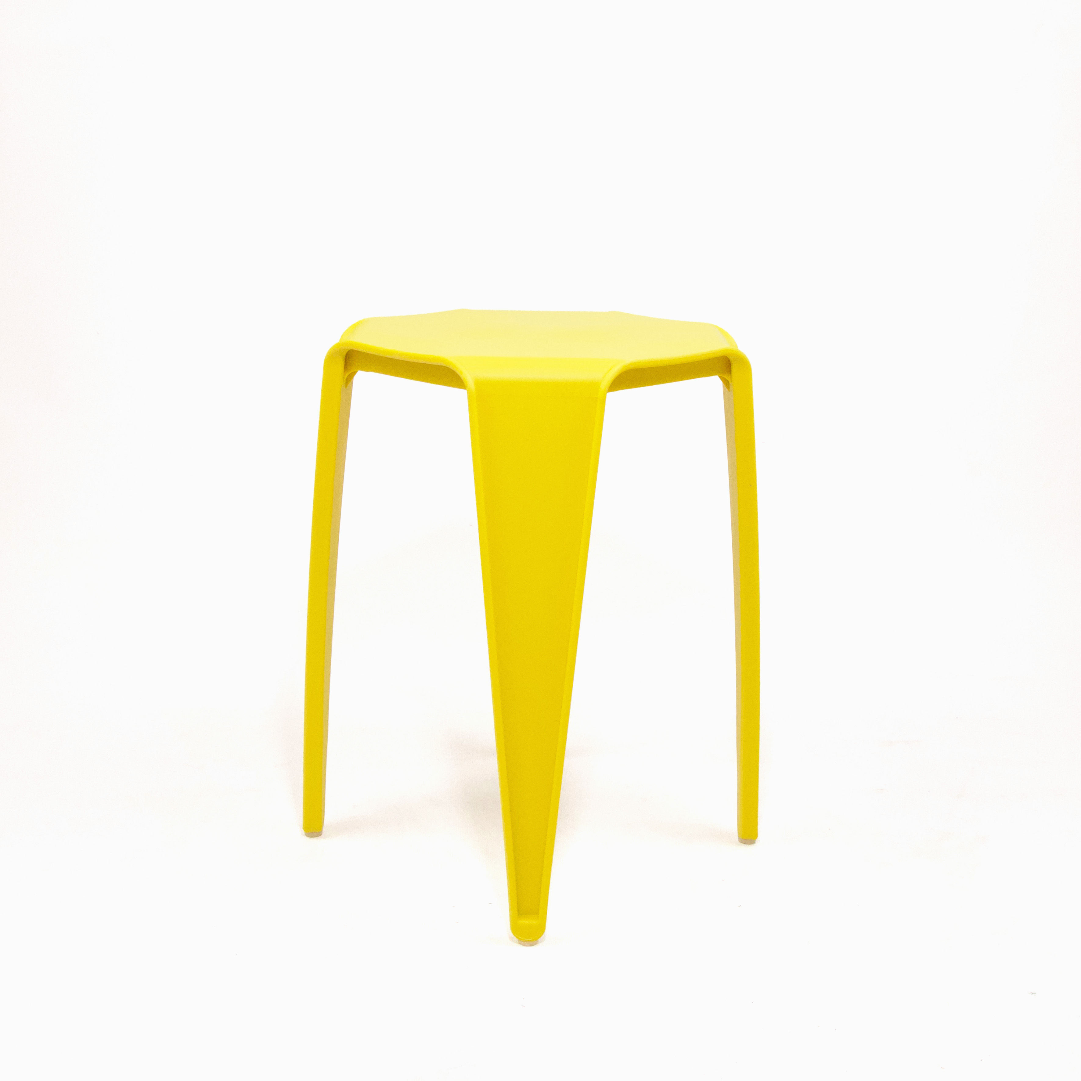 Moderner Hocker in Gelb – stilvolles Design