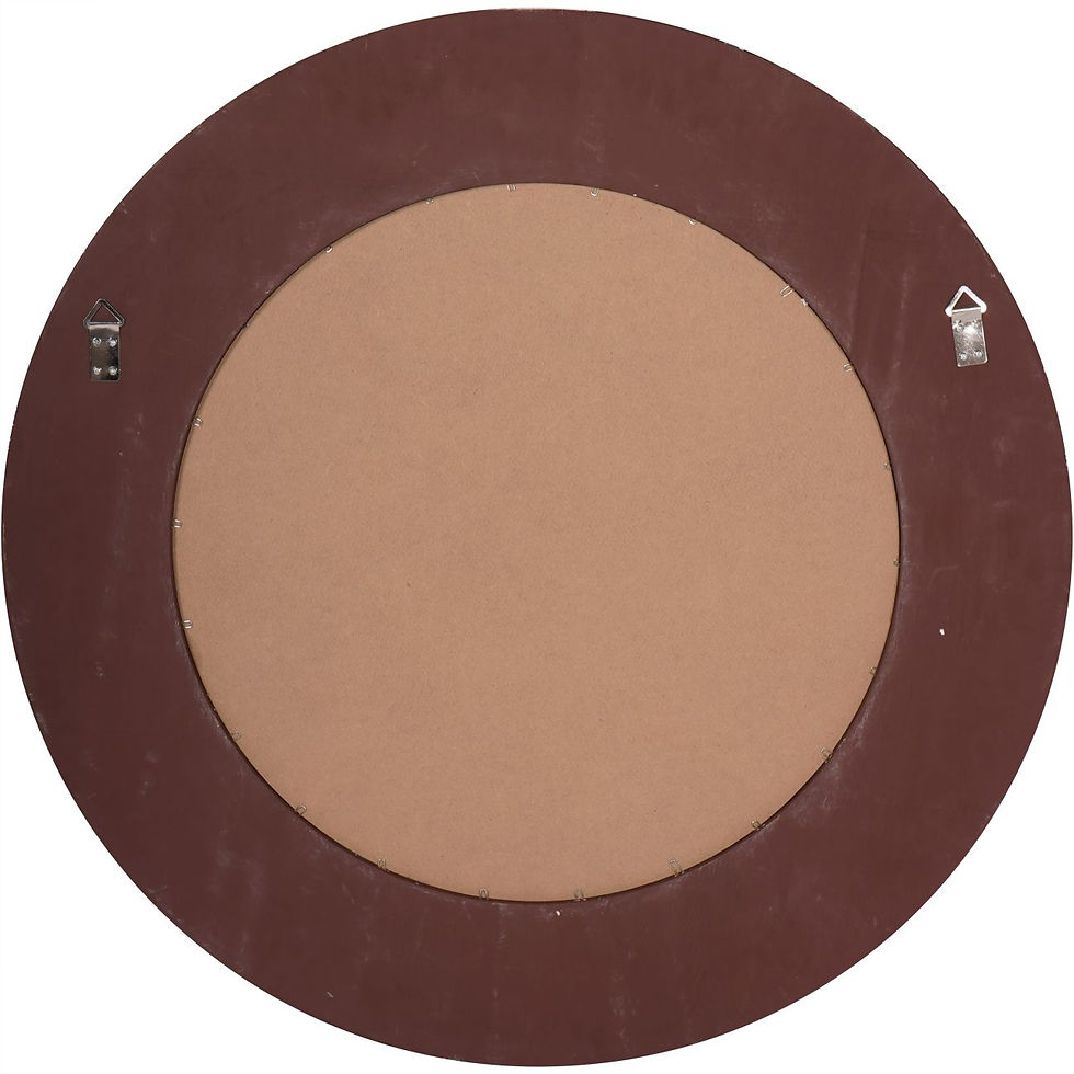 Thumbnail: Adelaide Antique Black Frame Round Mirror