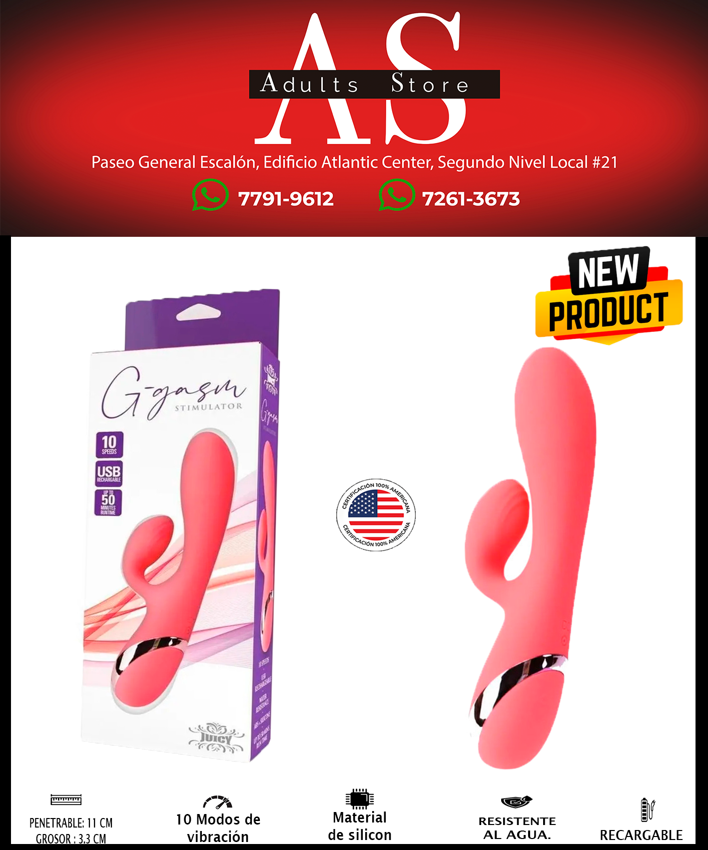 Vibrador Rabbit G- gasm