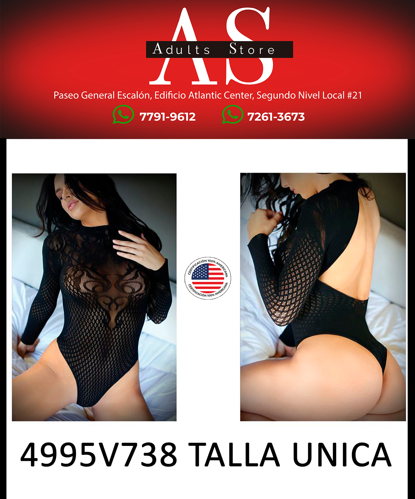 Lenceria Fantasy Lingerie Vixen 4995V738