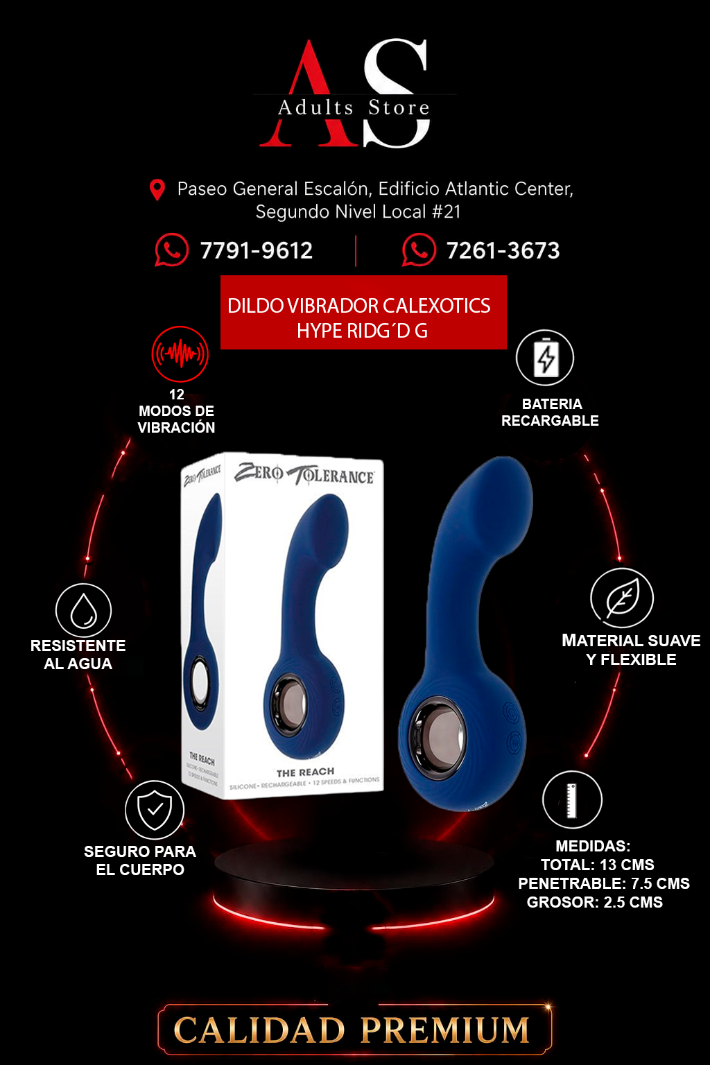 Estimulador De Prostata Zero Tolerance The Reach