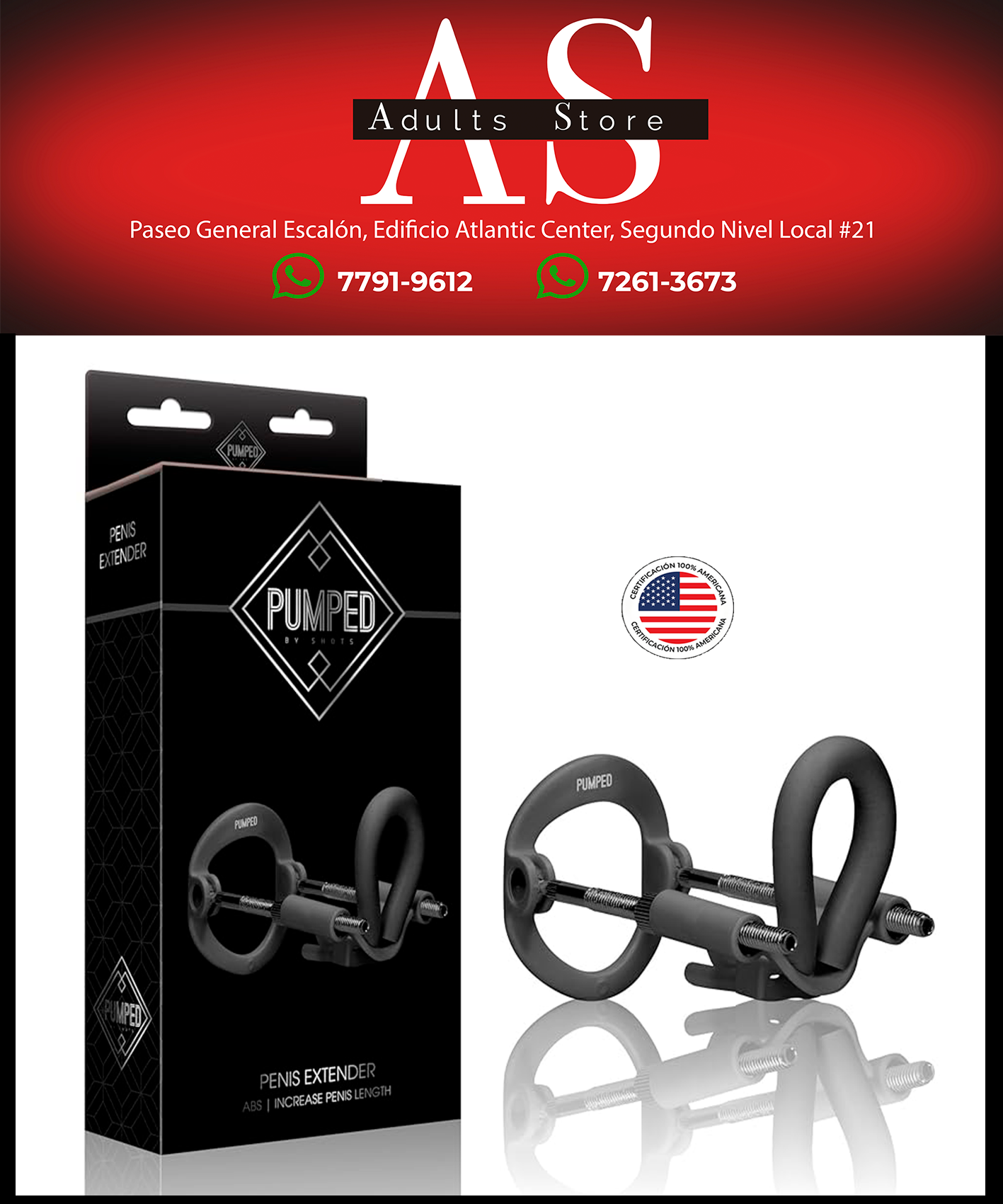 Extensor De Pene Pumped Black