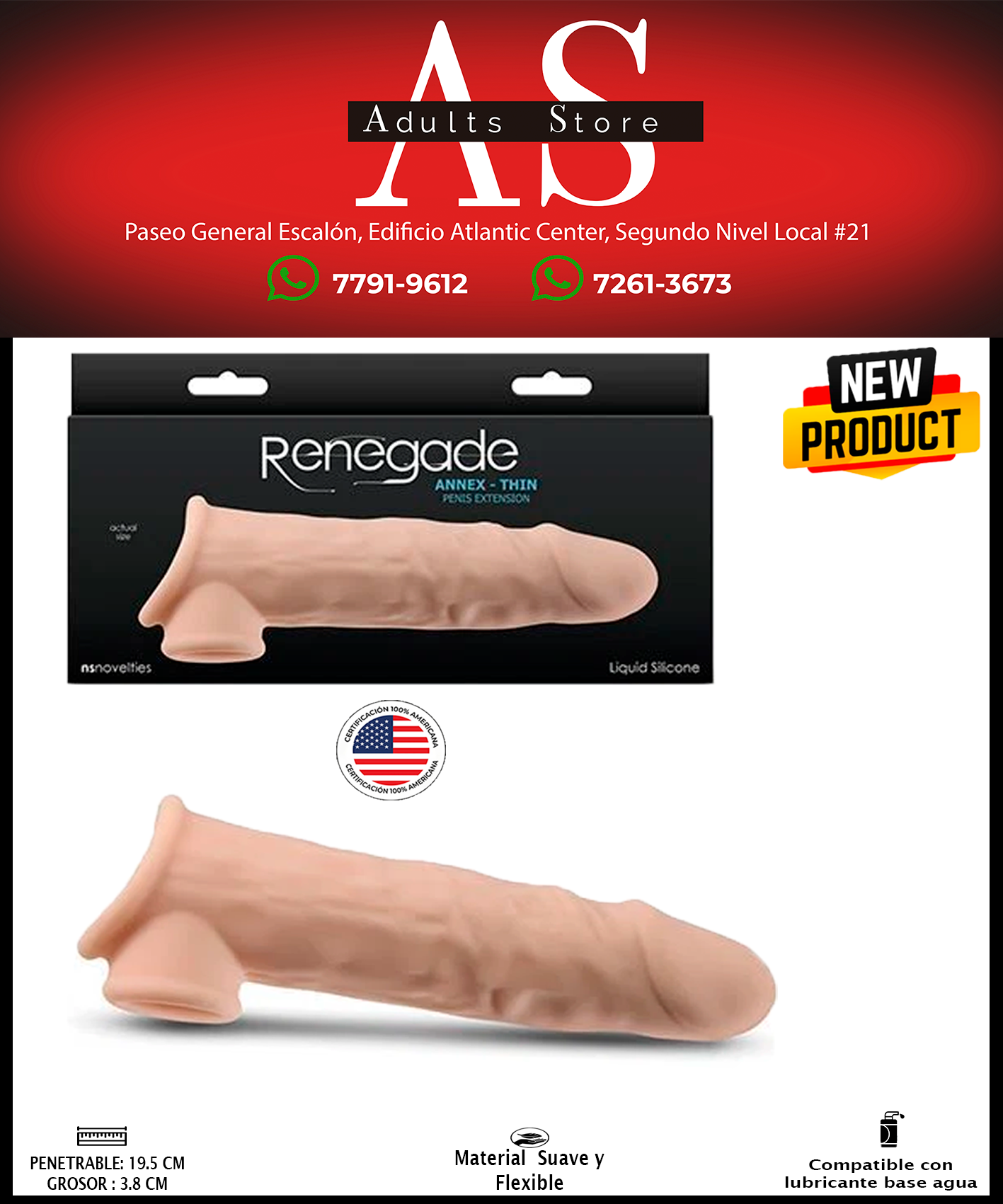 Extensión Renegade Anex-Thin