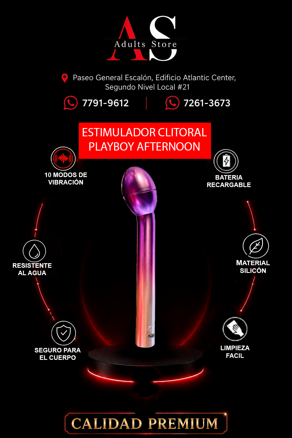 Estimulador Clitoral Playboy Afternoon Delight