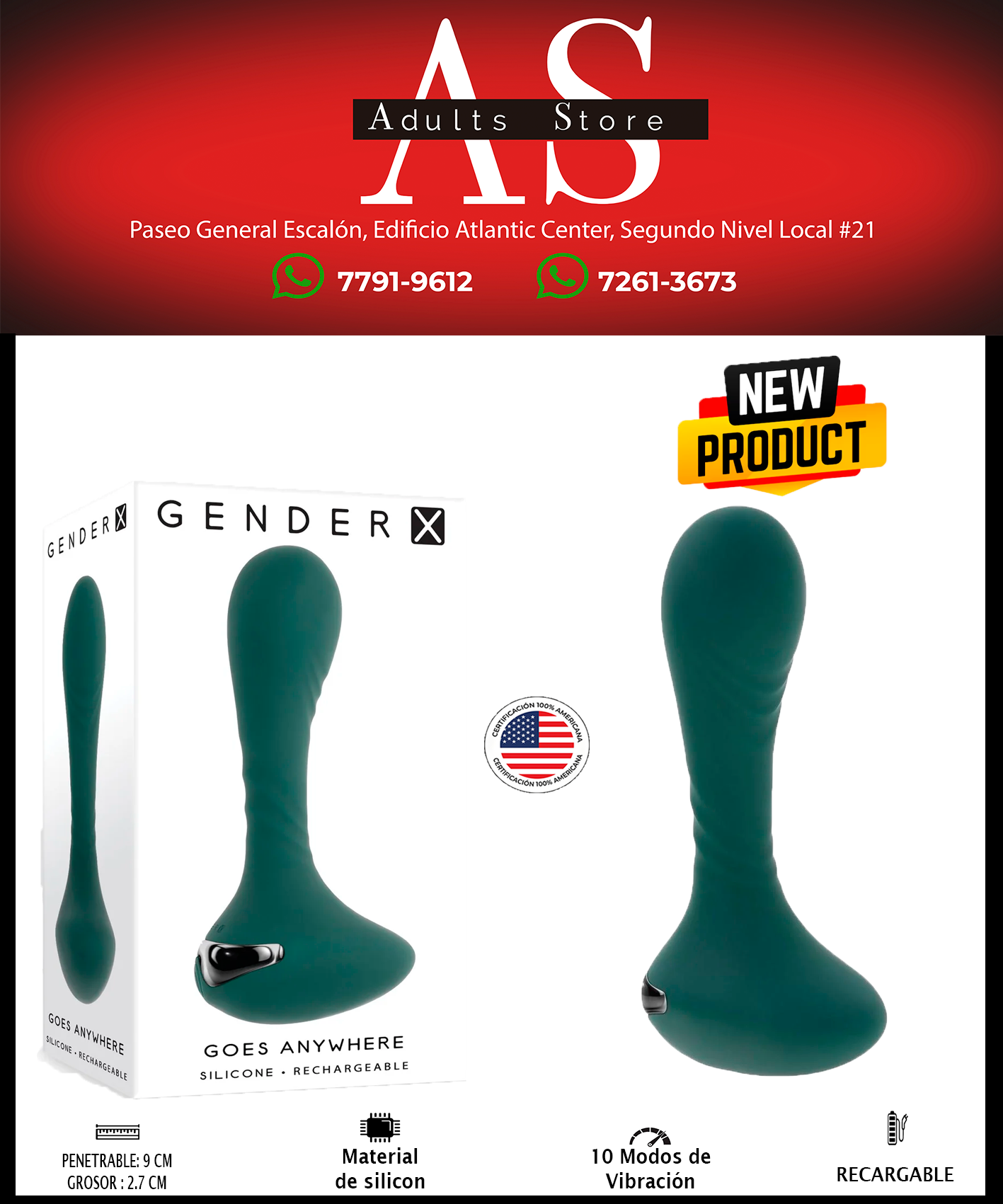 Estimulador Prostatico Gender X Goes Anywhere