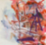 Purple, 2024, Mixed Media, Papier, 20 x 20 cm