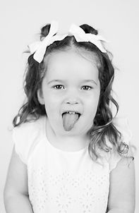 Black and White Personality Portrait