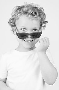 Black and White Personality Portrait