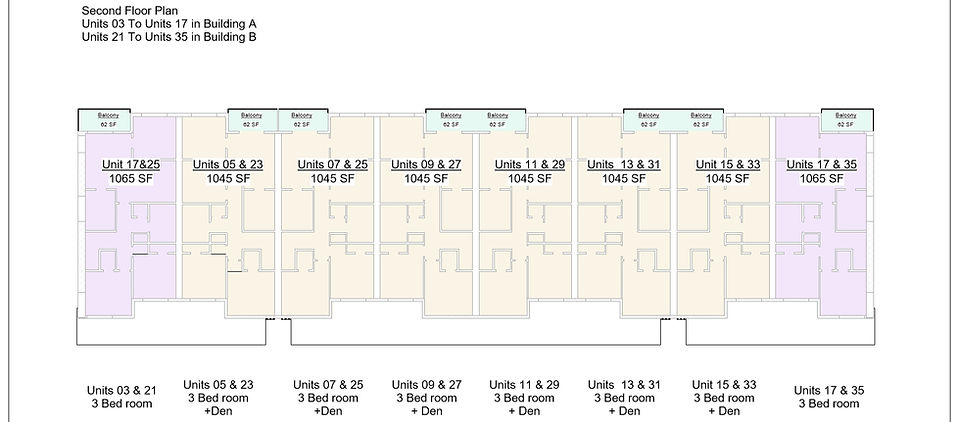 Horizon - Area Plan - Second Floor