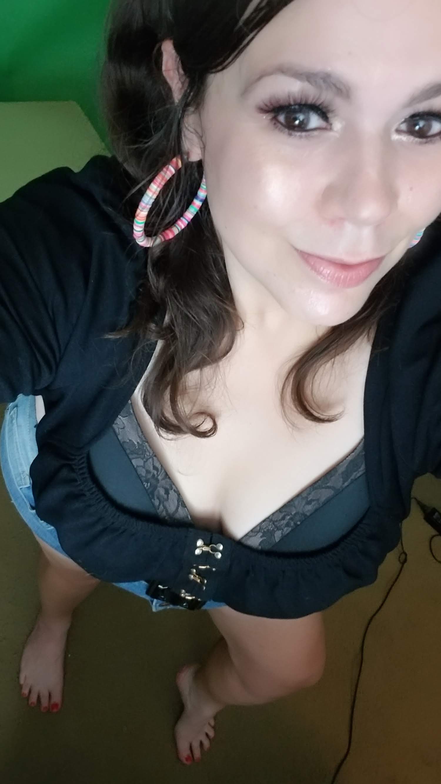 in ponytails
