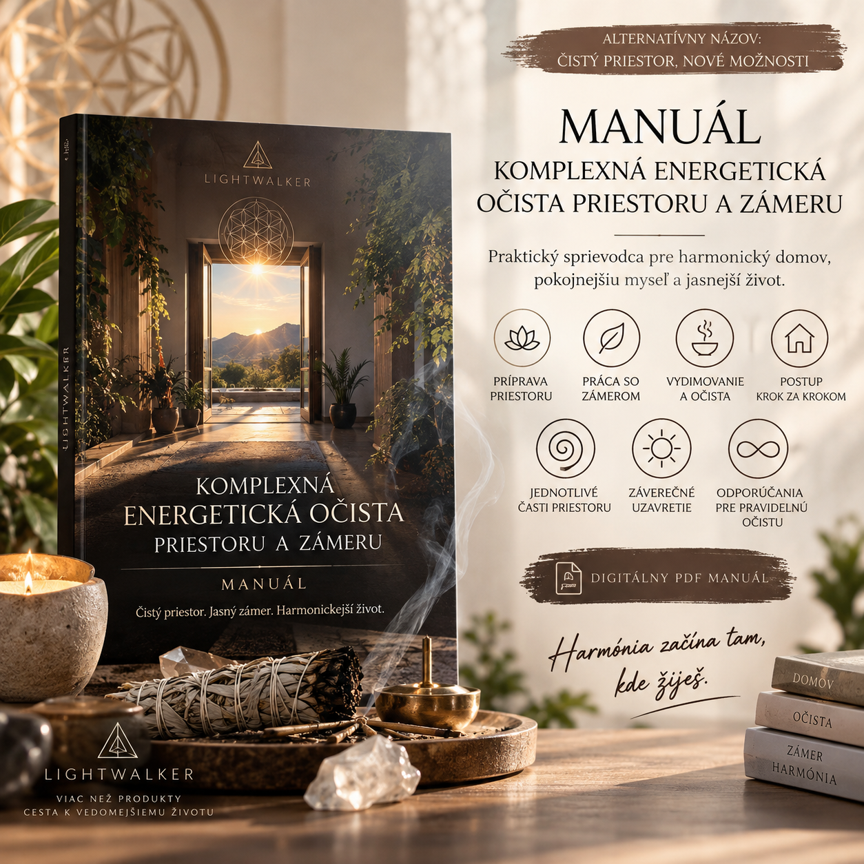 Manuál: Komplexná energetická očista priestoru a zámeru