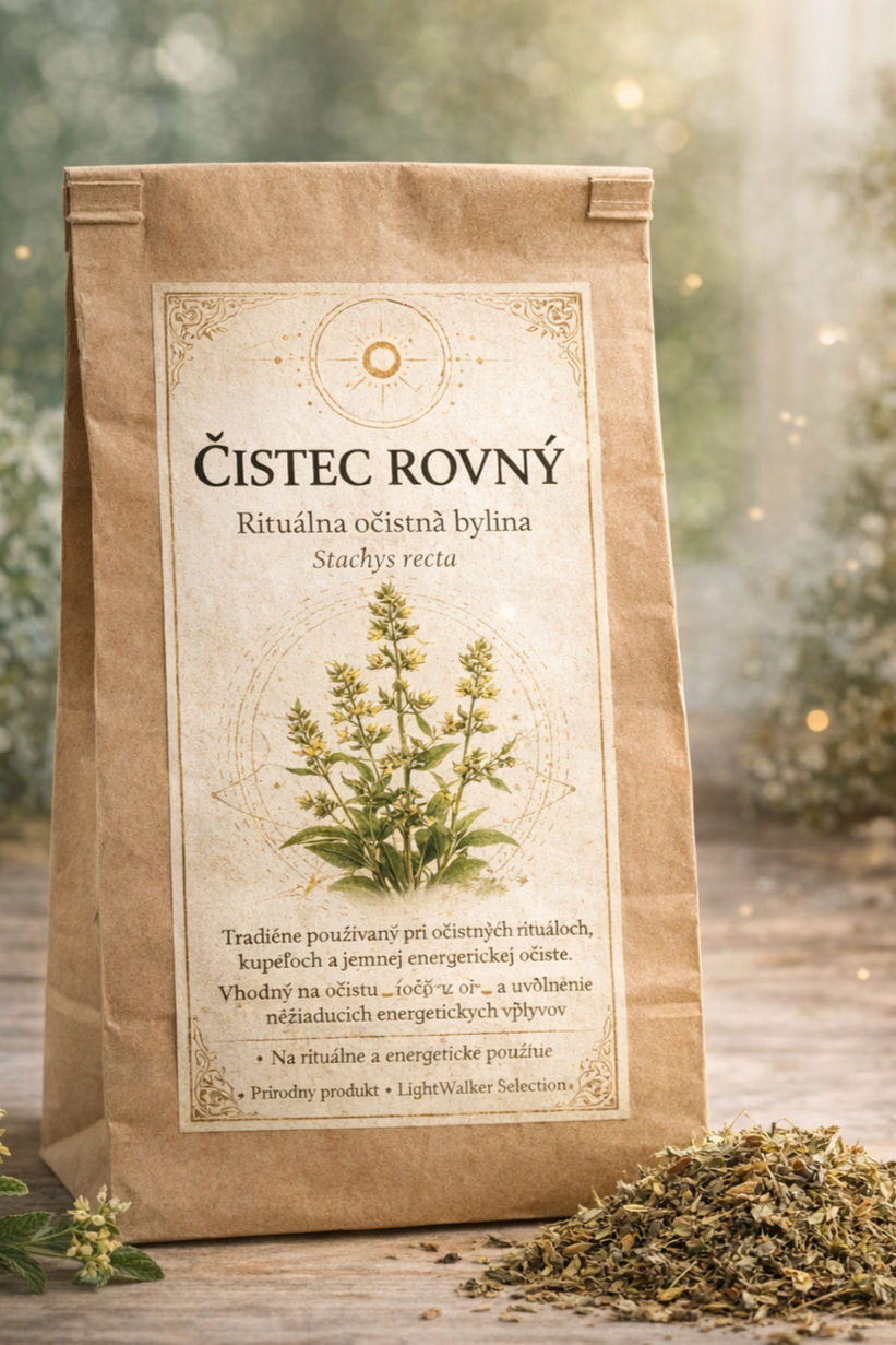 Čistec rovný – bylinka na rituálnu energetickú očistu a kúpeľ od Marián LightWalker