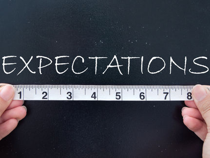 Manage your expectations