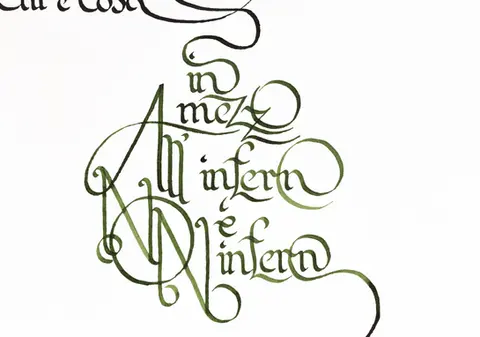 Calligraphic Poster