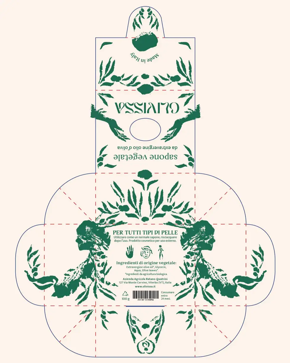 Olivissa packaging design