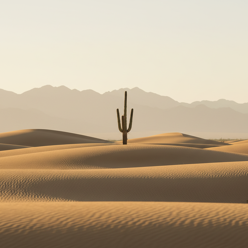 Serene massage studio with Sonoran light